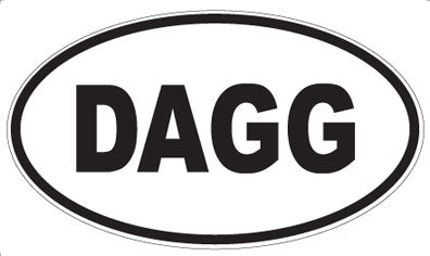 DAGG - Oval Magnet