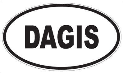 DAGIS - Oval Sticker