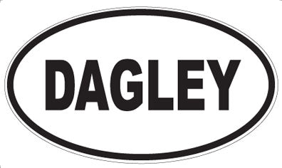 DAGLEY - Oval Sticker