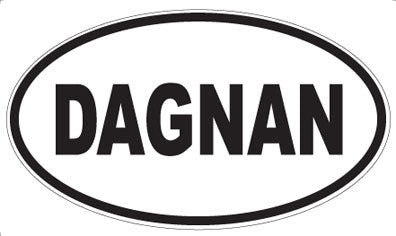 DAGNAN - Oval Sticker