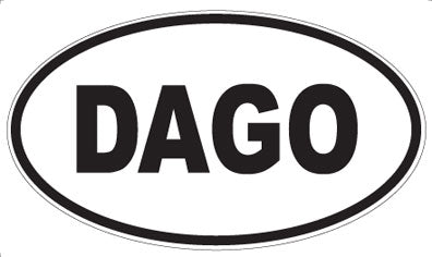 DAGO - Oval Sticker