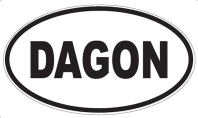 DAGON - Oval Sticker
