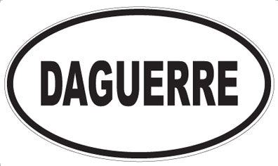 DAGUERRE - Oval Sticker