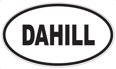 DAHILL - Oval Sticker