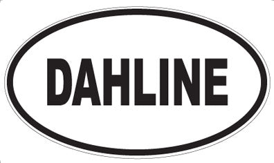 DAHLINE - Oval Sticker