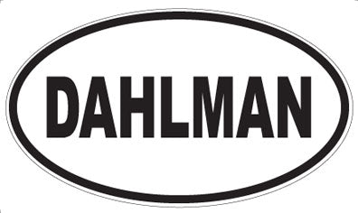 DAHLMAN - Oval Magnet