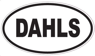 DAHLS - Oval Magnet