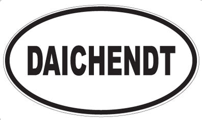 DAICHENDT - Oval Sticker