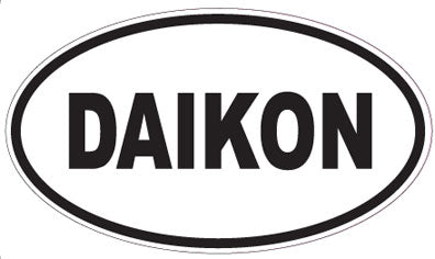 DAIKON - Oval Sticker