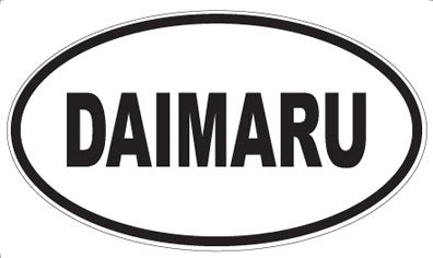 DAIMARU - Oval Sticker