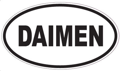 DAIMEN - Oval Sticker