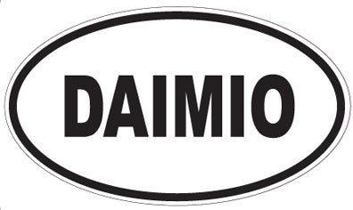 DAIMIO - Oval Sticker