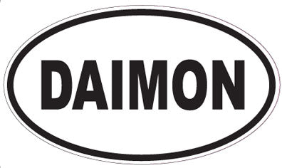 DAIMON - Oval Sticker