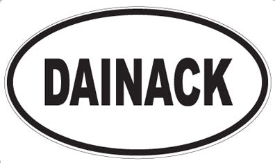 DAINACK - Oval Sticker