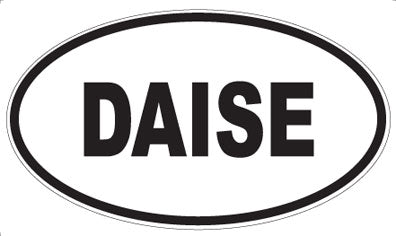 DAISE - Oval Sticker