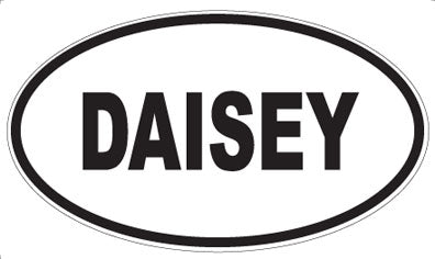 DAISEY - Oval Sticker
