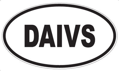 DAIVS - Oval Sticker
