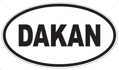 DAKAN - Oval Sticker