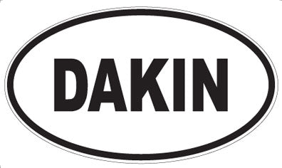 DAKIN - Oval Sticker