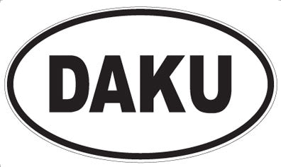 DAKU - Oval Sticker