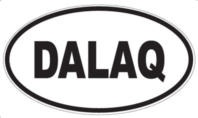 DALAQ - Oval Sticker