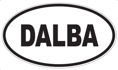 DALBA - Oval Sticker