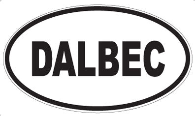 DALBEC - Oval Sticker