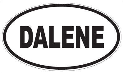 DALENE - Oval Magnet