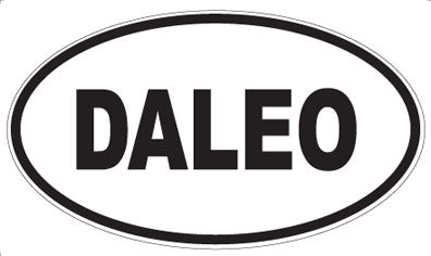 DALEO - Oval Sticker