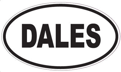 DALES - Oval Magnet
