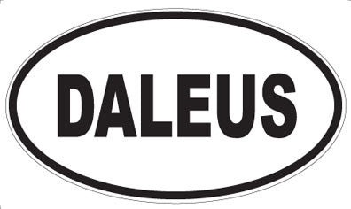 DALEUS - Oval Sticker