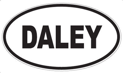 DALEY - Oval Sticker