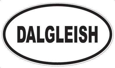 DALGLEISH - Oval Sticker