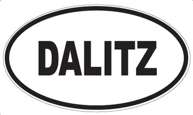 DALITZ - Oval Sticker