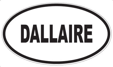 DALLAIRE - Oval Sticker