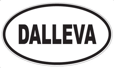 DALLEVA - Oval Sticker