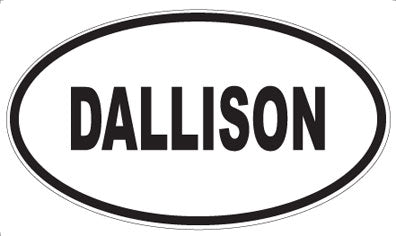 DALLISON - Oval Magnet