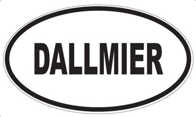 DALLMIER - Oval Sticker