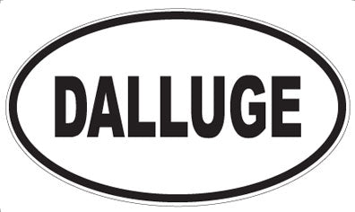 DALLUGE - Oval Magnet