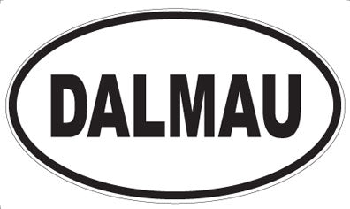 DALMAU - Oval Sticker
