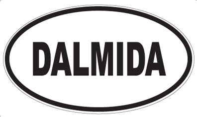 DALMIDA - Oval Sticker