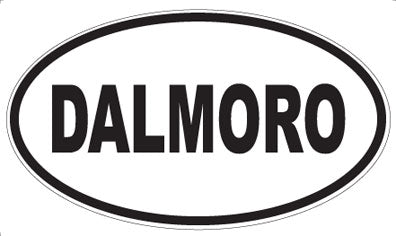 DALMORO - Oval Sticker