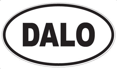 DALO - Oval Sticker