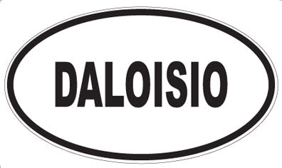DALOISIO - Oval Sticker