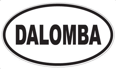 DALOMBA - Oval Sticker