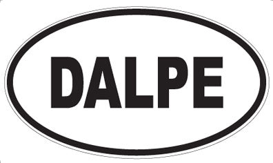 DALPE - Oval Sticker
