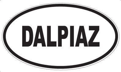 DALPIAZ - Oval Sticker