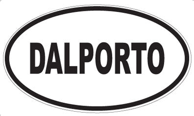 DALPORTO - Oval Sticker