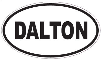 DALTON - Oval Sticker