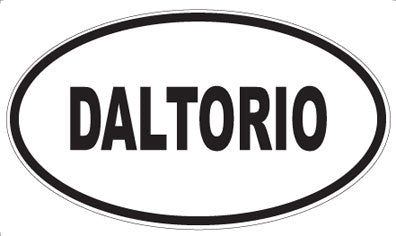 DALTORIO - Oval Sticker